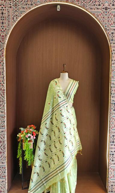 Akshara muga cotton surat saree manufacturers
